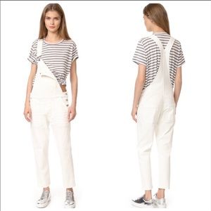 CITIZENS OF HUMANITY OVERALLS - WHITE